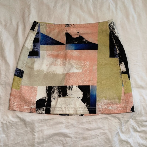 BDG Multicolor Mini Skirt Size XS - Picture 1 of 5